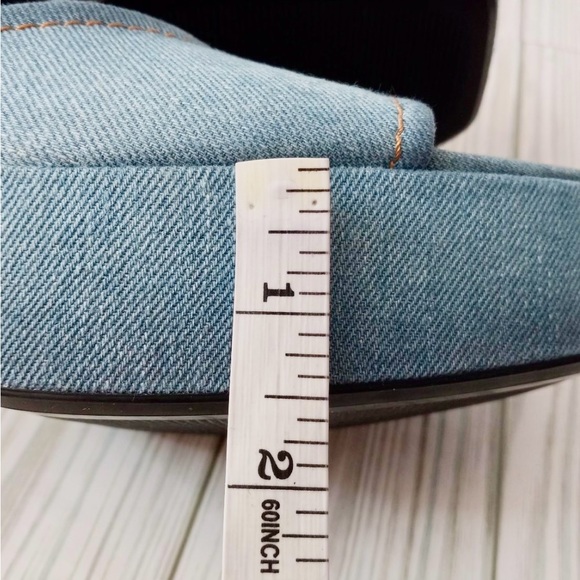 Zara Denim Platform Sandals Women - Picture 3 of 8